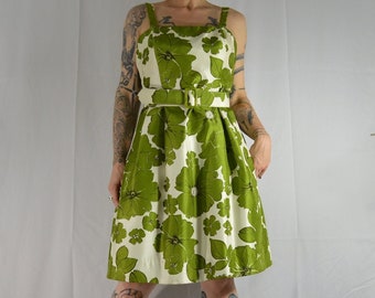 Green Floral Dress