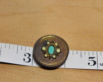 Vintage Brass Button