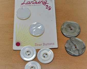 Vintage Mother of Pearl Buttons