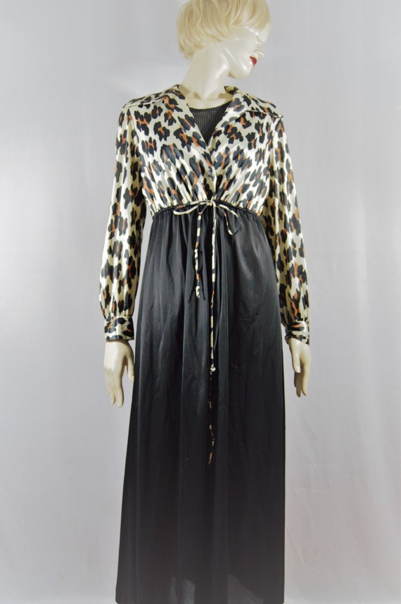 Leopard Print Robe