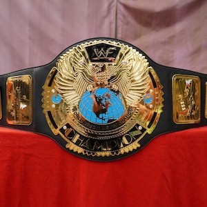WWF Big Eagle Title Belt | 2mm,4mm Brass Wrestling Replica | Attitude Era Champion Belt