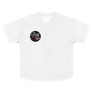 Stray Kids Kpop Men&#39;s Baseball Jersey for Stay Fans, Kpop Merch, Kpop Fashion, Kpop Apparel, Fan Merchandise, Kpop Concert Outfit