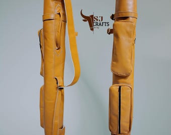 Handmade Luxury Retro Vintage Leather Golf Bag, Sunday Golf Club Bag, Handmade Leather Golf Bag, Golf Stand, Gift for golfer, gift for Him.