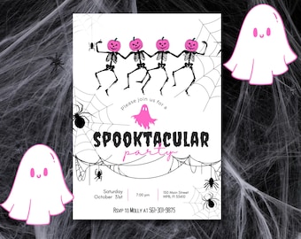 PRINTABLE | Halloween Party Invitation | Halloween Digital Download | Halloween Invitation | Instant Download Halloween | Party Halloween |