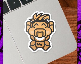 Alien Life Form Die Cut Sticker