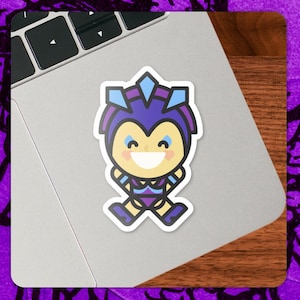 Evil Sorceress Die Cut Sticker
