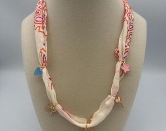 The OG: Sweet Serendipity Bandana Necklace with Charms