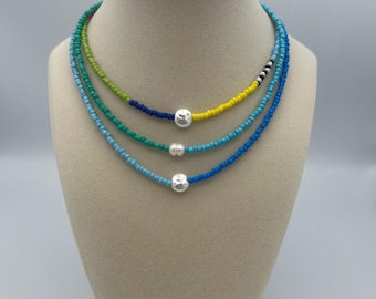 Mother of Pearl Beaded Necklace
