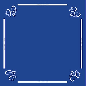 Tapete de Mahjong para Mesa - Azul