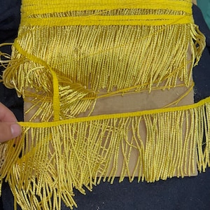 Gold Bullion Fringe Trim (10 METER) – Metallic Wire Braid for Military Uniforms, Costumes, and Decorations