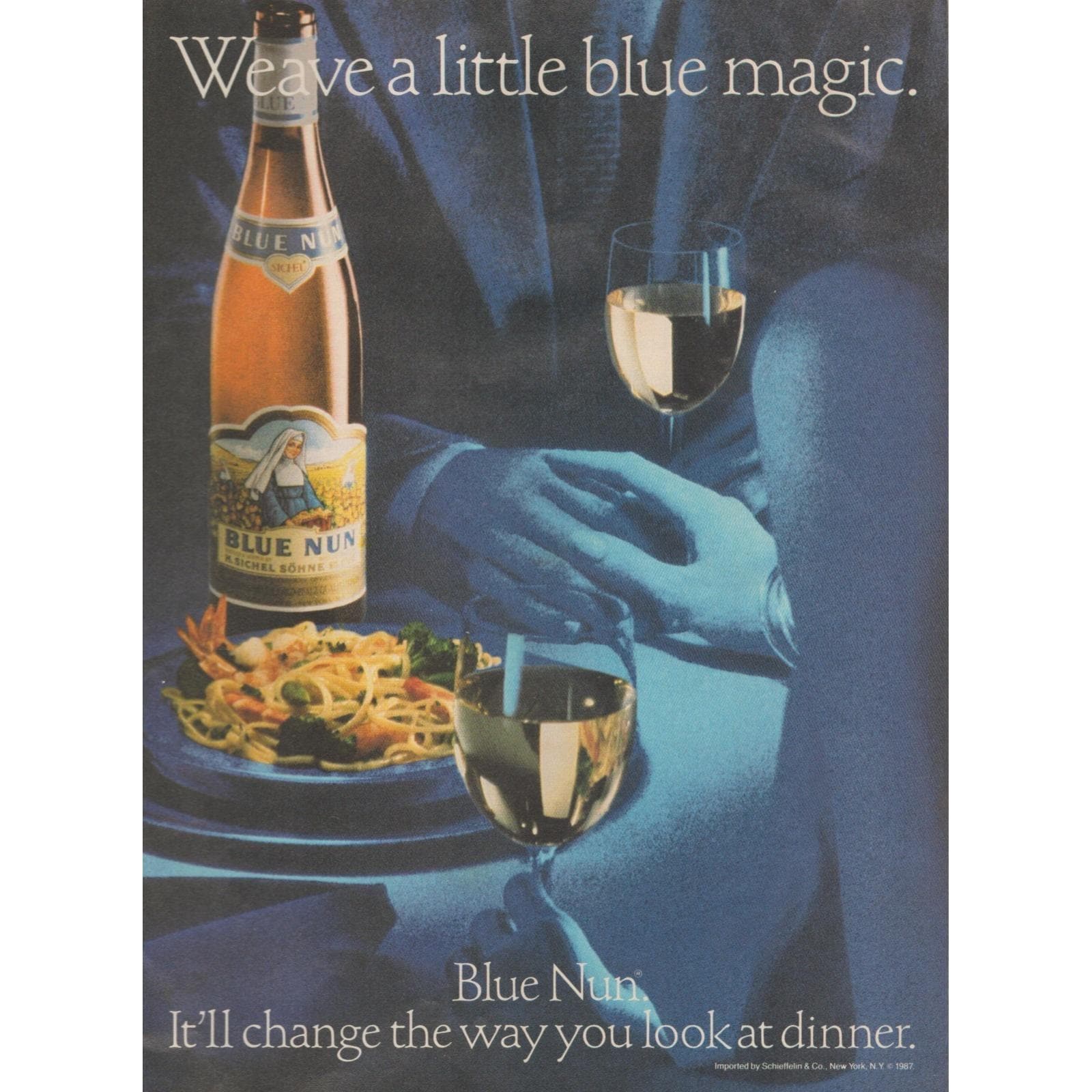 Blue Nun Wine - Etsy