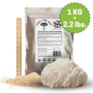Lion&#39;s mane mushroom powder supplement 1kg