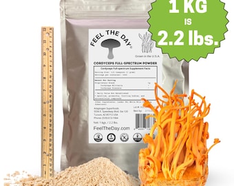 Cordyceps mushroom powder supplement 1kg