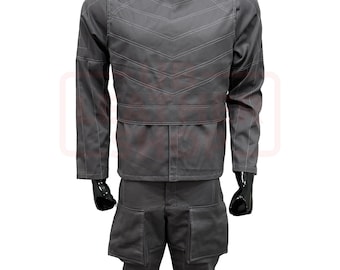 Gray Sci-Fi Flight Suit – Custom Made Cosplay Uniform | Space Pilot / Bounty Hunter Base Layer