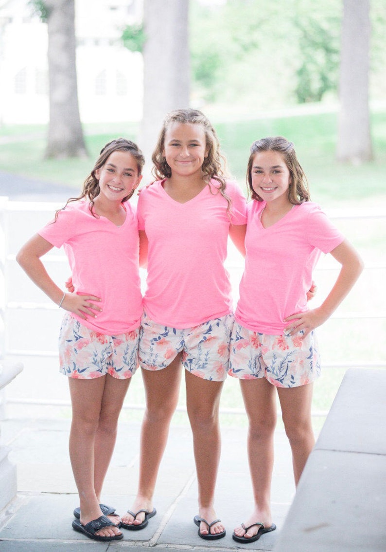 Pink Bridesmaids RobeBridesmaids RobePink and Navy Bridesmaid RobesPink Bridal RobeCotton Pink Bridal Party RobesSuzanne/'s Garden.