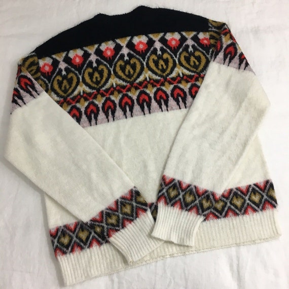 Sears Pilgrim Sweater Men’s Large Vintage Black R… - image 4