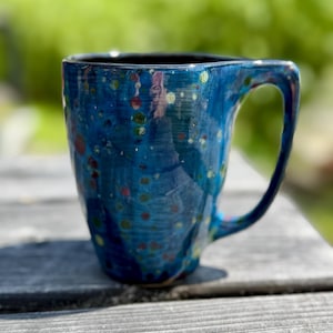 Monets Pond 16 Ounce Hand Glazed Tea Mug Gift, Birthday, Special Occasion, Large Mug