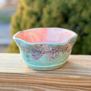 Wheel Pink Pixie Glaze Bowl: Multifunktionell keramisk skål