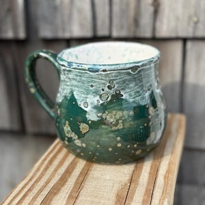 Pagoda Seawind Jumbo 24 Oz Mug, Extra Large Mug, Hand Glazed, Ceramic Pottery Mug, Tea Mug, Coffee Mug, Unique Gift, Large Mug