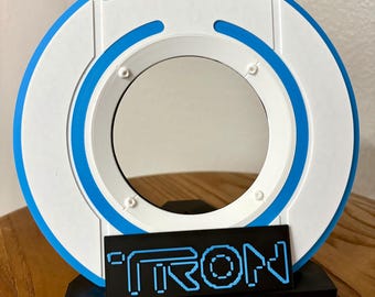 Tron Legacy Identity Disc Desktop Display 3D Printed