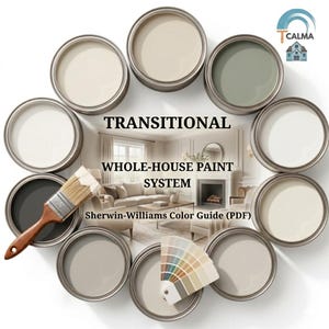Transitional Whole-Home Paint System | Sherwin-Williams | Room-by-Room Guide (PDF)