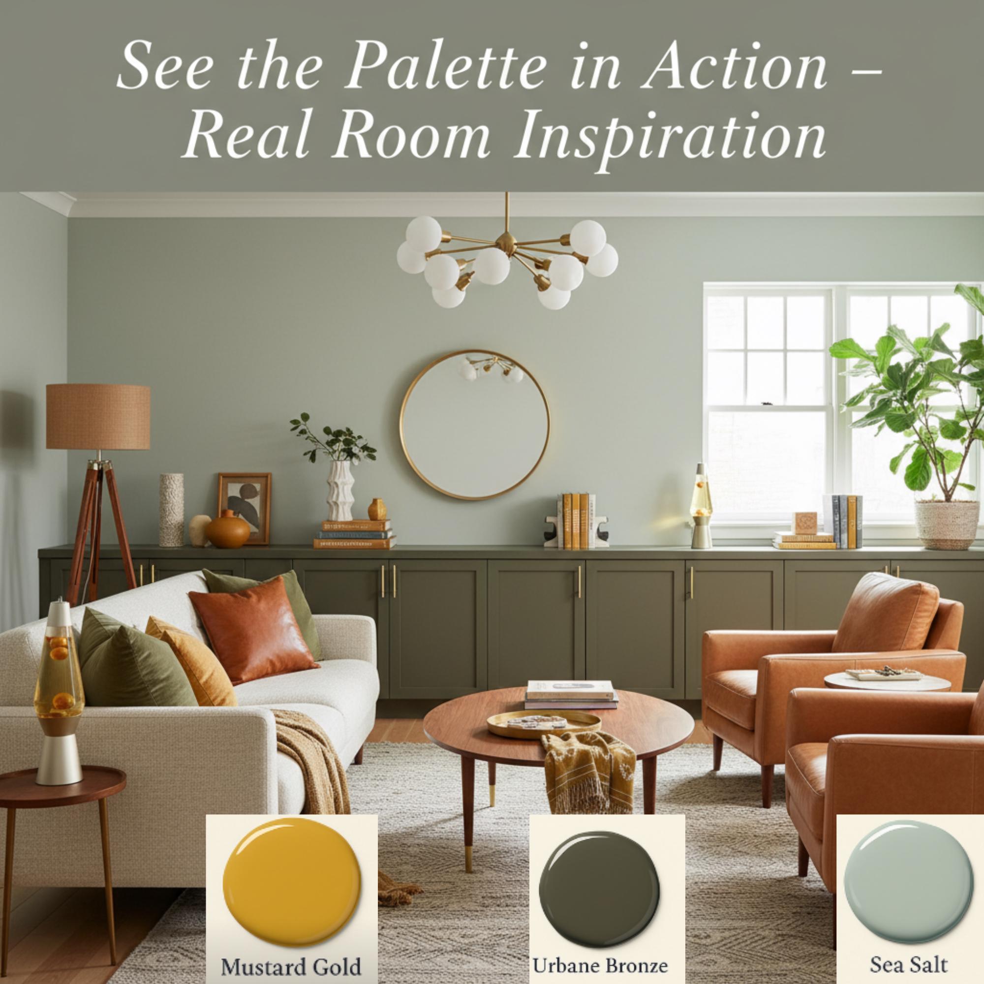 Mid Century Modern Sherwin Williams Paint Palette | Whole House Color ...