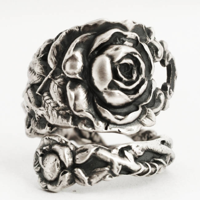 rose spoon ring