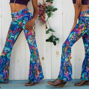 Tie Dye Bell Bottoms - Etsy Tie Dye Bell Bottoms - Etsy