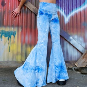 Velvet Bell Bottom High Rise Flares