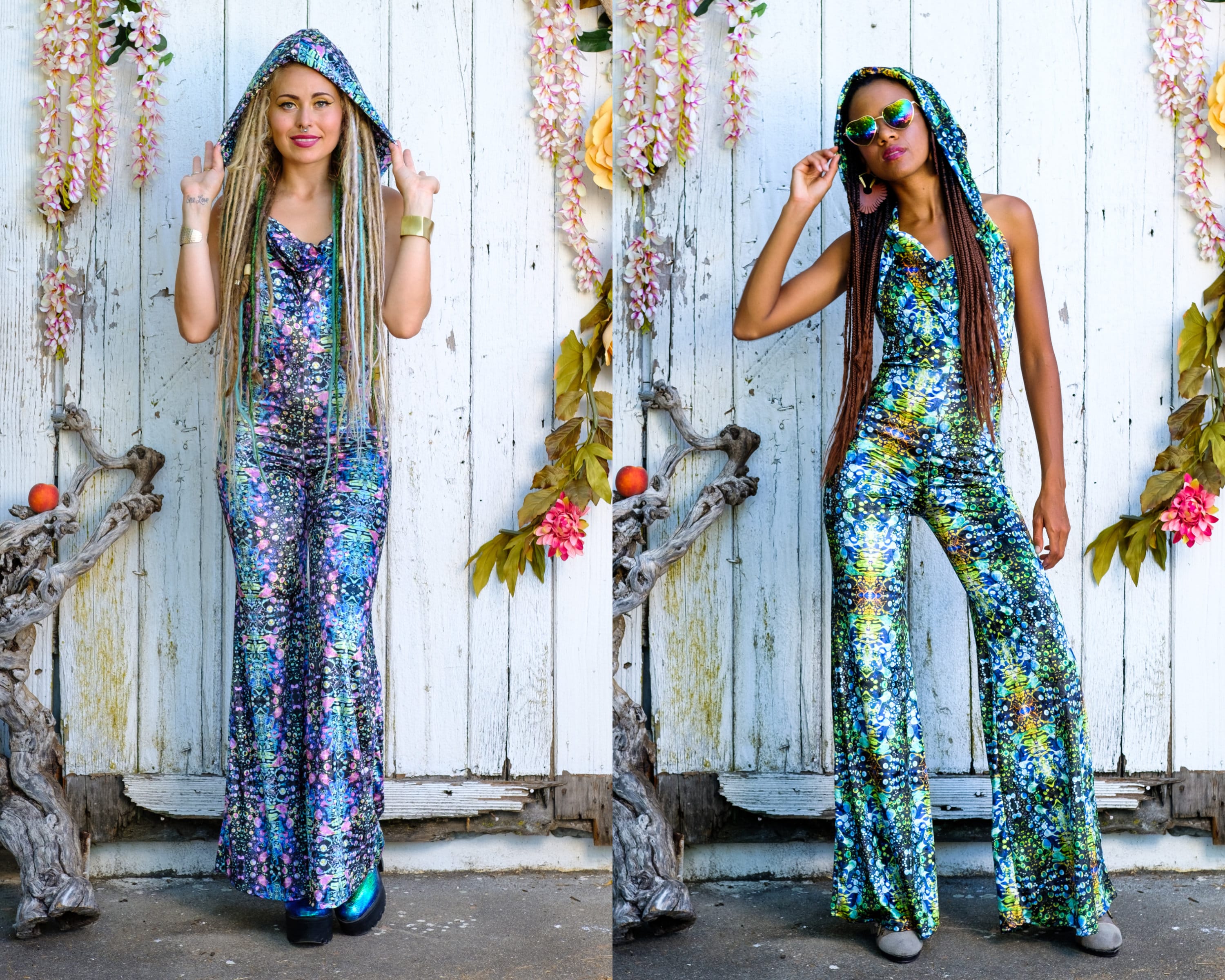 【WONDER WONDER】Horner Hippie Bohemian Striped N/S Long OP s-l400.jpg