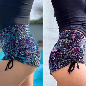 Velvet Booty Shorts Etsy