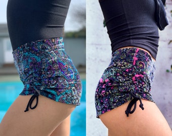 Women's Booty Shorts  Velvet Shorts x Booty Hot Short x Cinch Shorts 7 Colors