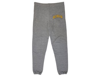 Russell Athletic University of Michigan Wolverines Drawstring Pajama New Lounge Pants