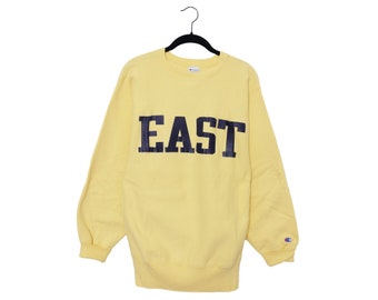 light yellow champion crewneck