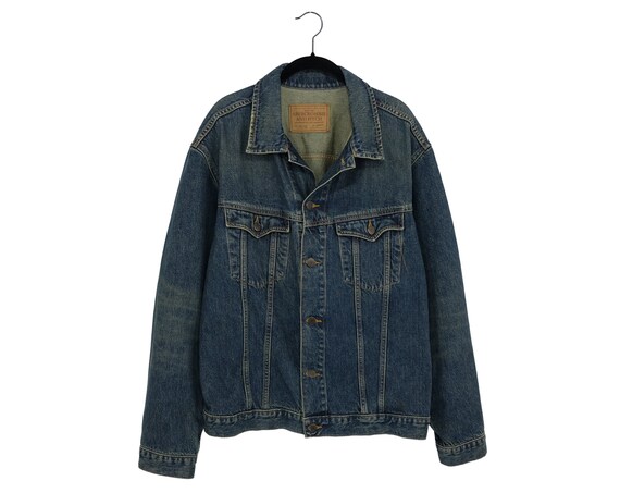 Fitch Classic Dark Blue Denim Jean - Etsy