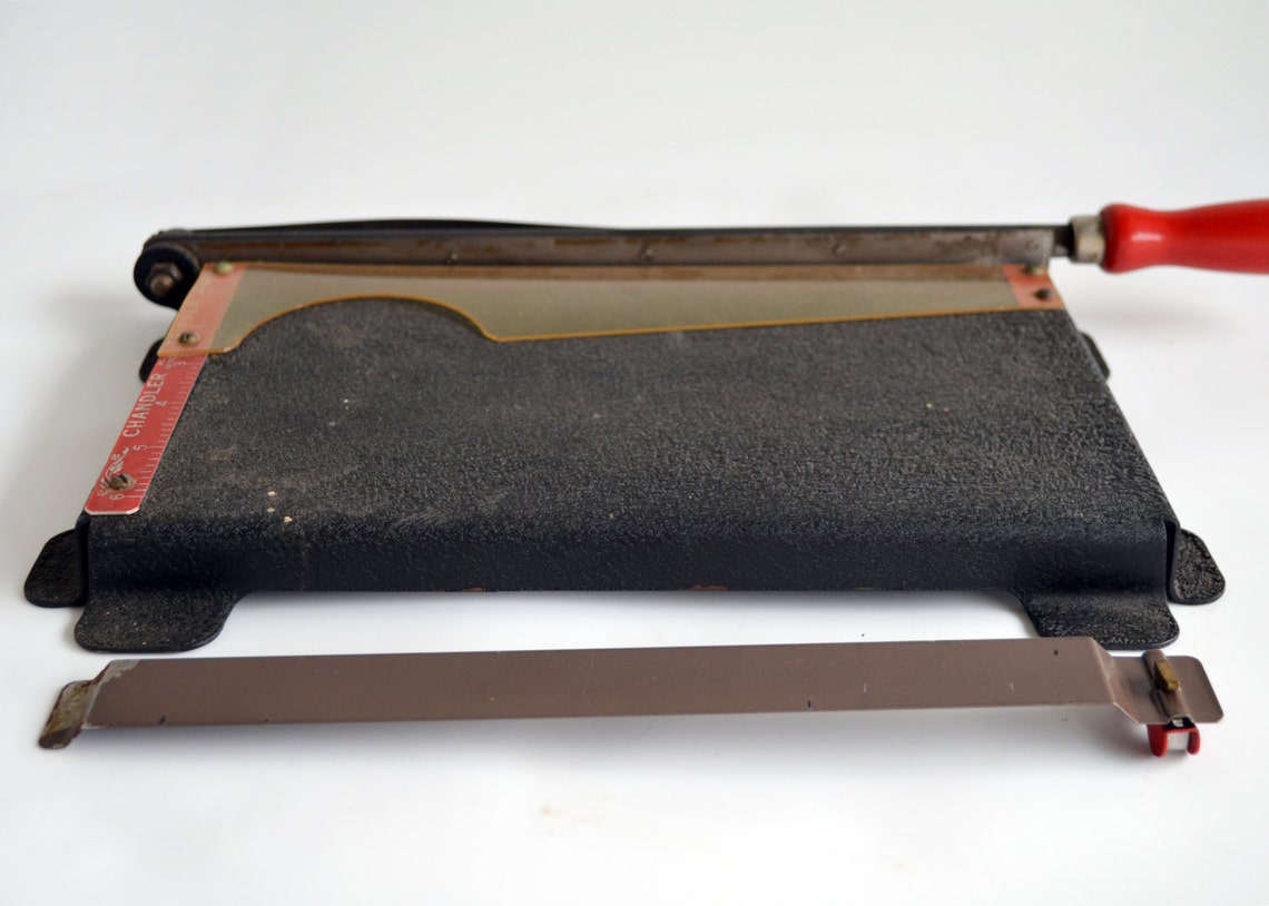 Vintage Chandler All Steel Decorative Edge Paper Cutter / Etsy