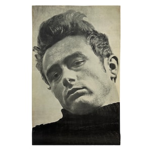 Vintage Rare Original James Dean Trilby Iconic Movie Portrait Poster, Printed in USA