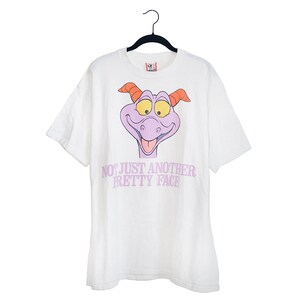 Vintage Disney fruit du Dragon « Pas juste un autre joli visage » Oversize touristique 100 % coton T-Shirt, Made in USA - XL