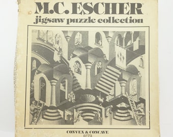 Puzzle 1000 Pezzi In Legno - Opera Surreale Di Escher - Dimensioni 75x50 Cm - Gioco Da Tavolo Per Adulti E Ragazzi - 2