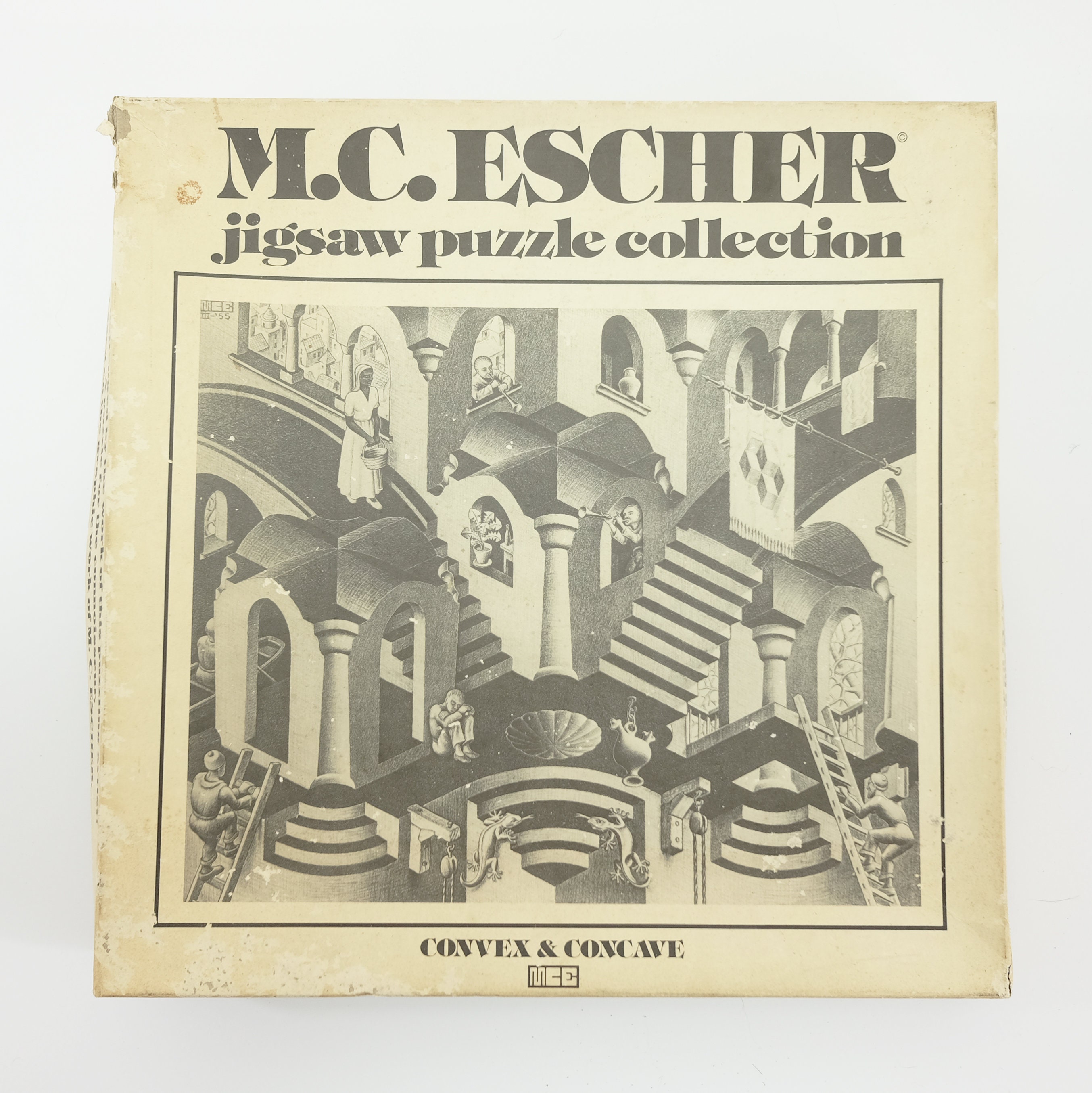 Vintage 70's M.C. Escher Jigsaw Puzzle Collection Concave