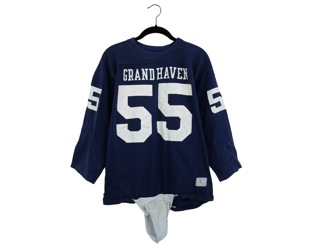 Vintage 60's Champion Products Inc. Grand Haven 55 Navy Blue