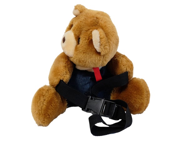 Vintage Super Cute Teddy Bear Wearing A Backpack Cross Body Vintage Super Cute Teddy Bear Wearing A Backpack Cross Body