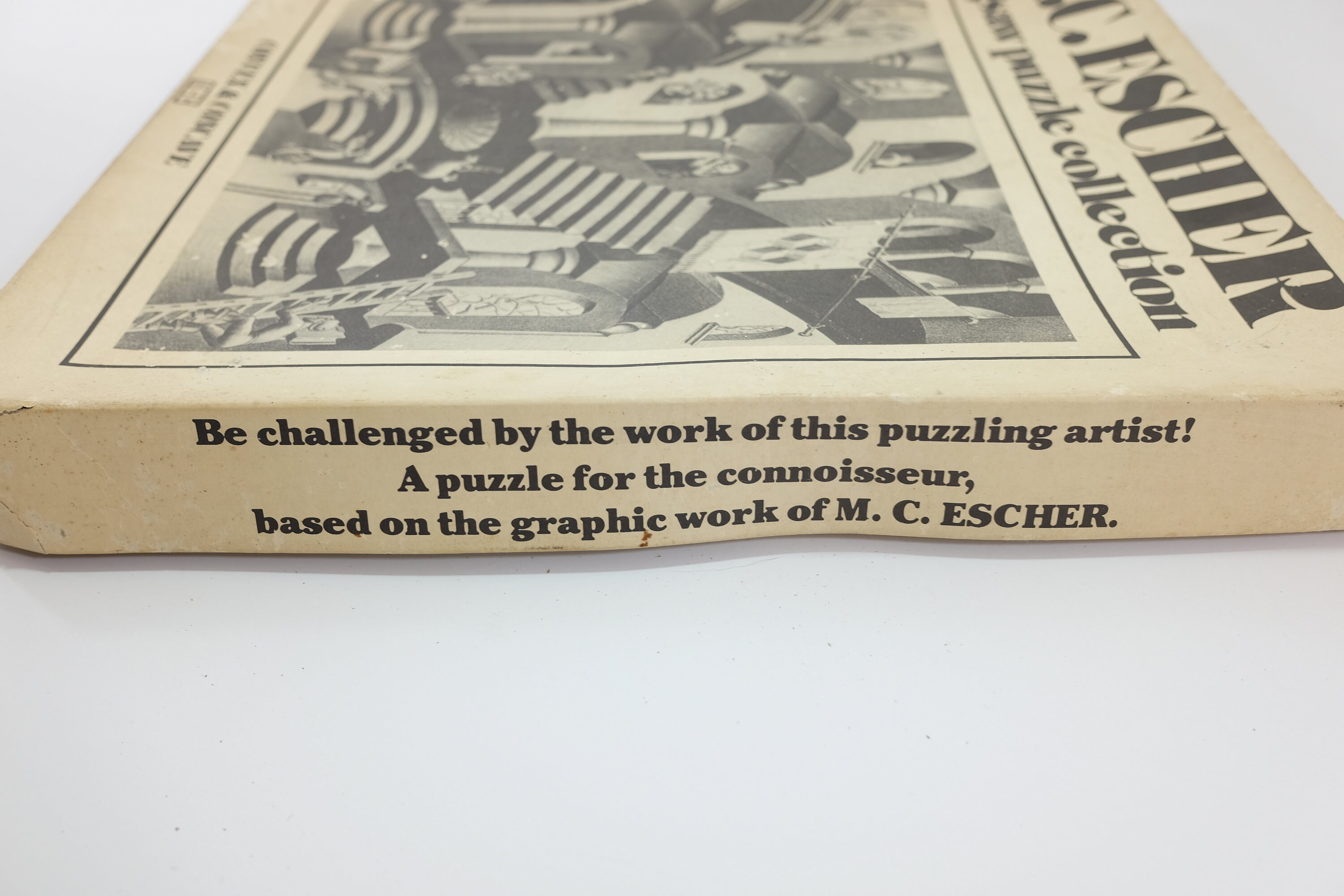 Vintage 70's M.C. Escher Jigsaw Puzzle Collection Concave / Convex