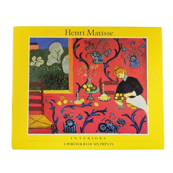 Vintage 1992 Henri Matisse Museum of Modern Art MOMA Gift Shop Art Print Portfolio