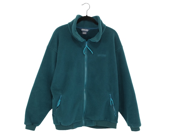 lands end fleece zip up