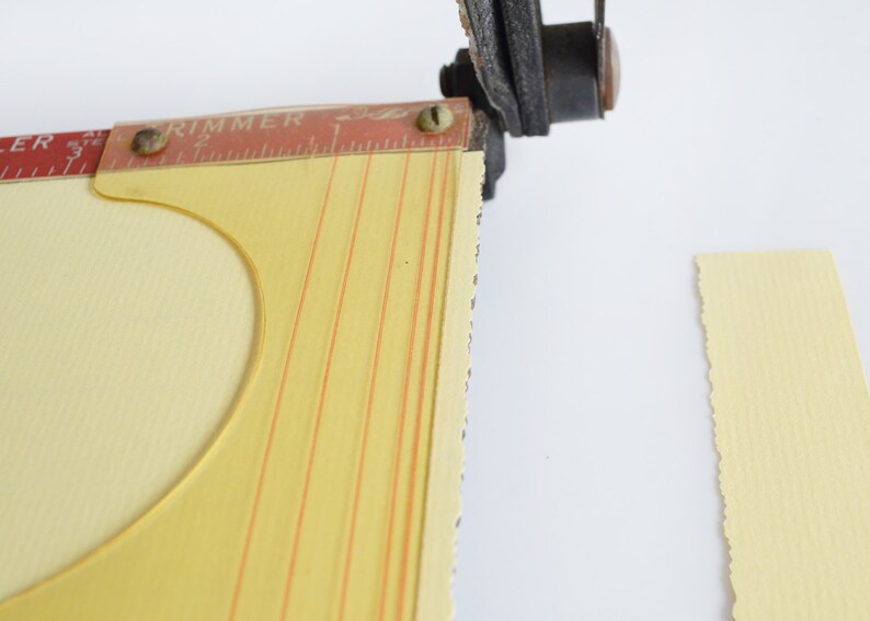 Vintage Chandler All Steel Decorative Edge Paper Cutter / Etsy