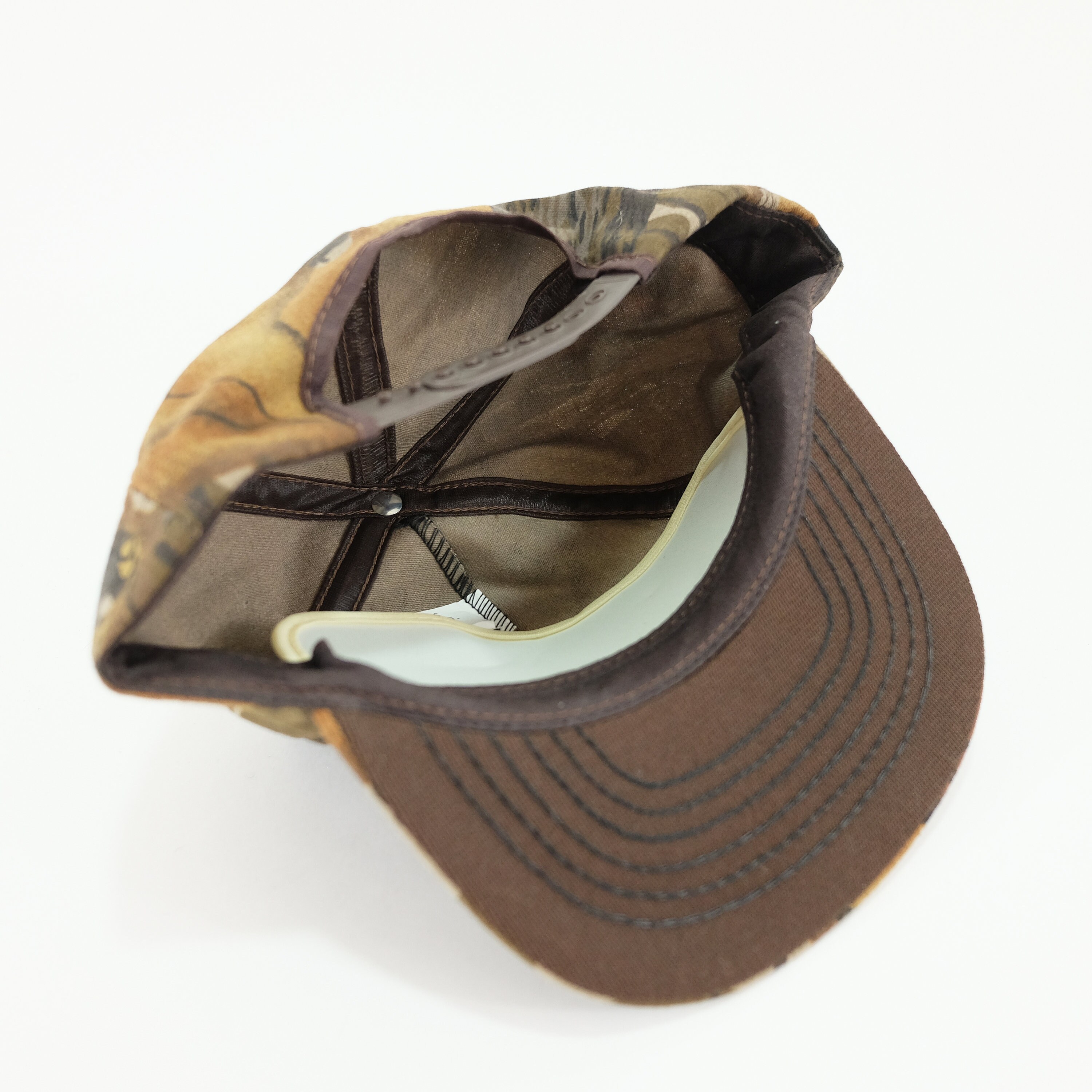 Cappello da caccia vintage New Era Tree Camo Splashy Yellow Text