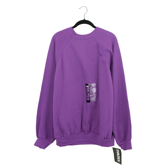 Bright purple sweatshirt hotsell