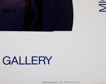 Vintage 1989 Mickey Myers Art Expo Posner Gallery Crayola Crayon