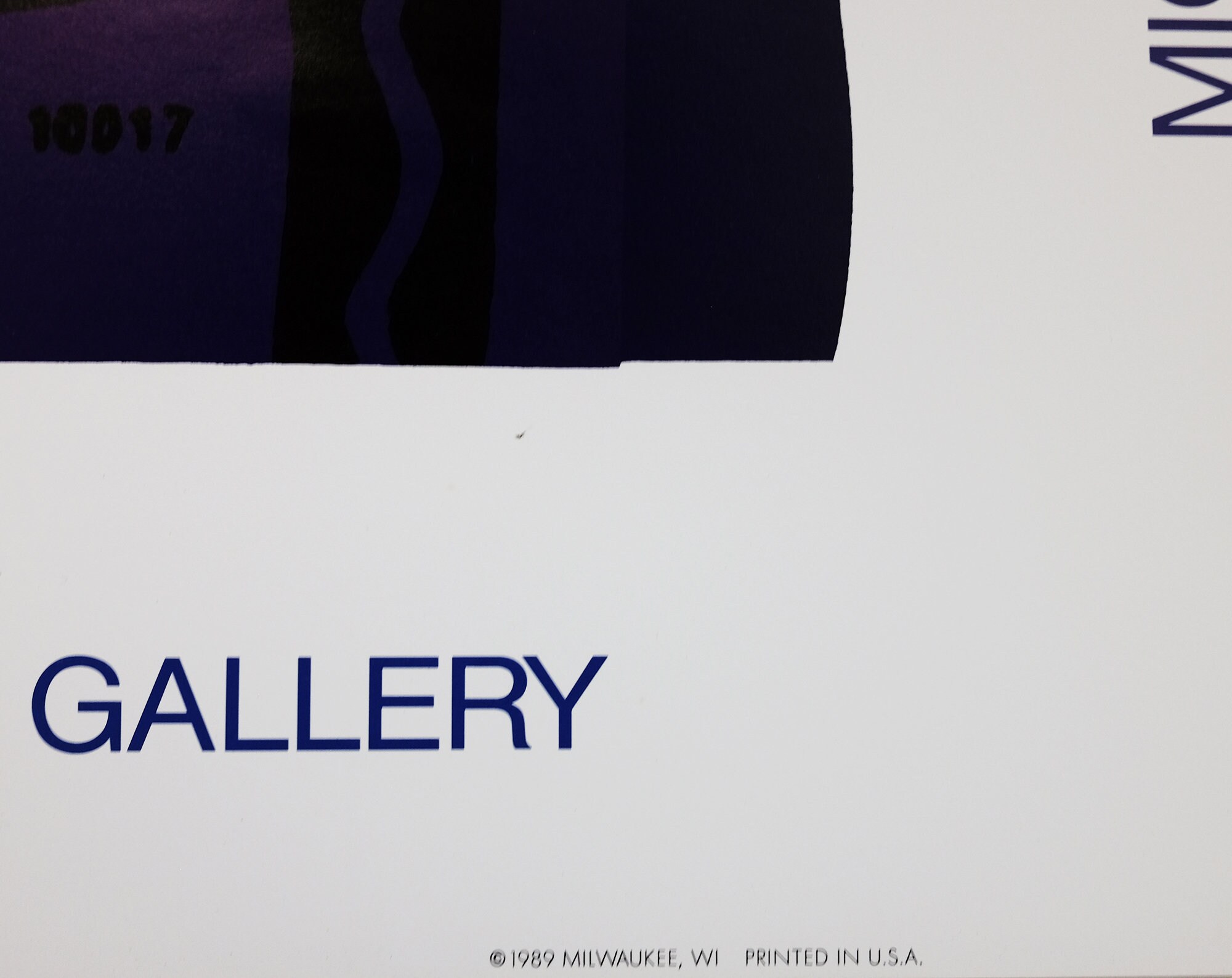 Vintage 1989 Mickey Myers Art Expo Posner Gallery Crayola Crayon